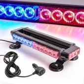 Çakar Lamba Çift Taraflı 30 Led Mavi-Kırmızı 38*16,5*7,5 Cm 12-24v / LAPA522 - 1