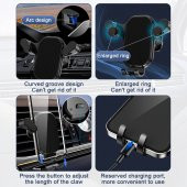 Ergonomik 360 derece dönebilen telefon tutacağı  / SYTE185 - 2