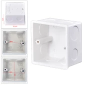 ANAHTAR PRİZ KASASI SIVA ÜSTÜ SIVA ALTI 8X8CM - 1
