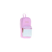 Kaukko Soft Floral Junior Bag Kalem Çantası Violet Kalemlik - 2