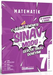 Pruva Akademi 7. Sınıf Matematik Sınav Modu Deneme Sınavı 2023 - 1