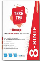 Pruva Akademi 8. Sınıf Lgs Türkçe Teke Tek Soru Bankası 2023 - 1