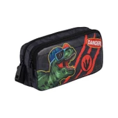 Muggle Danger Dino Kalem Çantası İki Bölmeli Kalemlik - 2