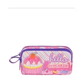 Muggle Cup Cake Kız Çocuk Kalem Çantası İki Bölmeli Kalemlik - 2