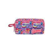 Muggle Kalem Çantası Sweet Pembe İki Bölmeli Kalemlik - 1