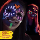 Carioca Mask Up Yüz Boyası Neon Fosforlu 6 Renk Yüz Boyası 6 Gram - 3