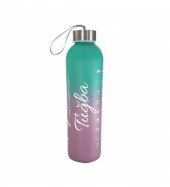 Kişiye Özel Renkli 750 ml Motivasyon Cam Su Matarası HK2709 - 2