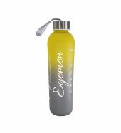 Kişiye Özel Renkli 750 ml Motivasyon Cam Su Matarası HK2709 - 4