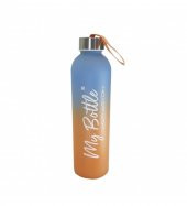 Renkli 750 ml Motivasyon Cam Su Matarası HK2707 - 6