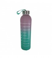 Renkli 750 ml Motivasyon Cam Su Matarası HK2707 - 7