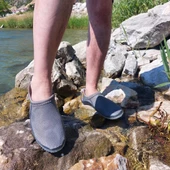 Serabien MG Gri Kaydırmaz Taban Havuz Deniz Sörf Ayakkabısı - 3