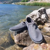 Serabien MG Gri Kaydırmaz Taban Havuz Deniz Sörf Ayakkabısı - 6
