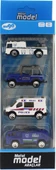4'Lü Die Cast Polis Seti thumbnail 1