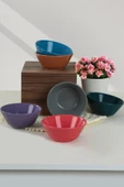 Keramika Mixed Hitit Çorba Kasesi 14 Cm 6 Adet - 406/620 - 2