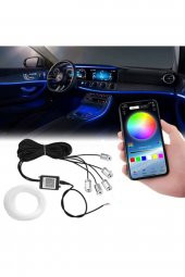 Araç Içi Atmosfer Ambiyans Led Neon Rgb App Kontrollü 5 Parça - 2
