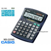 Casio WD-220MS Suya Toza Darbeye Dayanıklı Hesap Makinesi Mavi - 2