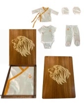 Galatasaray Lisanslı Bebek Hastane Çıkış Seti Kutulu - 1