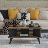 MOBİLYA GEZEGENİ Galipol Orta Sehpa 80 Cm Çırağan - Antrasit thumbnail 1