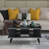 MOBİLYA GEZEGENİ Galipol Orta Sehpa 80 cm Antrasit - Gümüş thumbnail 2