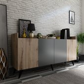 MOBİLYA GEZEGENİ  BREMEN KONSOL ÇIRAĞAN-ANTRASİT 160 CM - 1