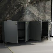 MOBİLYA GEZEGENİ AKASYA KONSOL K10 KOYU GRİ 160 CM - 2