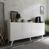 MOBİLYA GEZEGENİ  BREMEN KONSOL BEYAZ 160 CM - 1