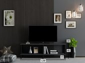 MOBİLYA GEZEGENİ OLES TV ÜNİTESİ 120  CM ANTRASİT-SİYAH - 3