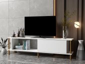 MOBİLYA GEZEGENİ PARİSE TV ÜNİTESİ BEYAZ-AHŞAP (150 cm) - 2