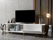 MOBİLYA GEZEGENİ PARİSE TV ÜNİTESİ BEYAZ-AHŞAP (150 cm) - 3
