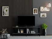MOBİLYA GEZEGENİ OLES TV ÜNİTESİ 120  CM ANTRASİT-SİYAH - 1