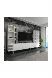 Ideal Tv Ünitesi X2030 Parlak Beyaz thumbnail 1