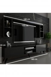 Trend Tv Ünitesi - X2037-4 Renk Koyu Gri thumbnail 2