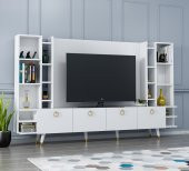 MOBİLYA GEZEGENİ PASTEL X2125 PARLAK BEYAZ 220 CM thumbnail 2