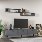 MOBİLYA GEZEGENİ LAHEY TV ÜNİTESİ ANTRASİT 150 CM X2132 thumbnail 1