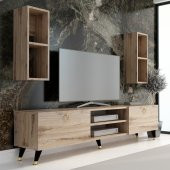 MOBİLYA GEZEGENİ X2136 GOLD TV ÜNİTESİ ÇIRAĞAN 180 CM - 1