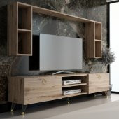 MOBİLYA GEZEGENİ STİLL GOLD TV ÜNİTESİ 180 CM ÇIRAĞAN X2137 - 1