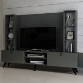 MOBİLYA GEZEGENİ İYEM TV ÜNİTESİ ANTRASİT RENK 180 CM thumbnail 2