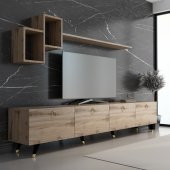 MOBİLYA GEZEGENİ MEER GOLD TV ÜNİTESİ 210 CM ÇIRAĞAN - 1