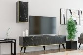 MOBİLYA GEZEGENİ HERMES TV ÜNİTESİ 150 CM BENDİR-ALTIN thumbnail 2
