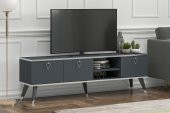 MOBİLYA GEZEGENİ LUNA TV ÜNİTESİ 160 CM ANTRASİT-GÜMÜŞ - 2