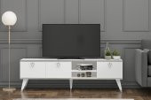 MOBİLYA GEZEGENİ LUNA TV ÜNİTESİ 160 CM BEYAZ-GÜMÜŞ thumbnail 1