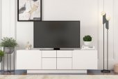MOBİLYA GEZEGENİ ELANOR TV ÜNİTESİ 160 CM BEYAZ thumbnail 1