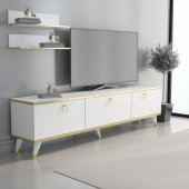 MOBİLYA GEZEGENİ Life Tv Ünitesi 210 Cm Z3002 BYZ GOLD - 1