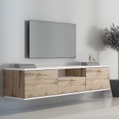 MOBİLYA GEZEGENİ WALL TV ÜNİTESİ 150 CM BEYAZ - ÇIRAĞAN - 1