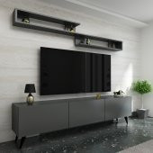 MOBİLYA GEZEGENİ EMMA TV ÜNİTESİ 150CM ANTRASİT - 1
