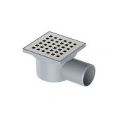 MAXIFLOW EKO YER SİFONU 10*10 CM Ø 50 YAN ÇIKIŞ - 1