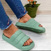 Akınalbella 406 Mint Yeşili Hafif Rahat Günlük Havuz Plaj Kadın Terliği - 2