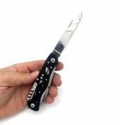 Valkyrie  Çok Amaçlı İsveç Outdoor Kamp Çakısı 111mm Büyük Boy - Paslanmaz Çelik Siyah - 7