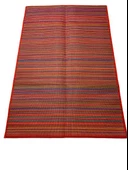 CRAFT HOME KATLANABİLİR PLASTİK HASIR HALI KİLİM KAMP PİKNİK PLAJ PARK BAHÇE TERAS VERANDA KIRMIZI - 9