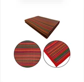 CRAFT HOME KATLANABİLİR PLASTİK HASIR HALI KİLİM KAMP PİKNİK PLAJ PARK BAHÇE TERAS VERANDA KIRMIZI - 4